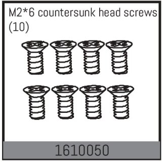 M2*6 countersunk head screws (10 Pcs.)