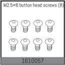 M2.5×6 button head screws (8 Pcs.)
