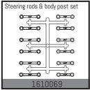 Steering rods & body post set