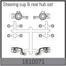 Steering cup & rear hub set