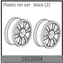 Plastic rim set - black (2 Pcs.)