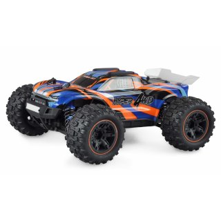 Hyper GO Truggy brushed 4WD 1:16 RTR blau/orange, 40km/h