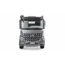 Mercedes-Benz Arocs Hydraulik Muldenkipper Pro 4x4 1:14 RTR grau, Mit Sound, Licht, 2-Gang Getriebe, sperrbare Diffs