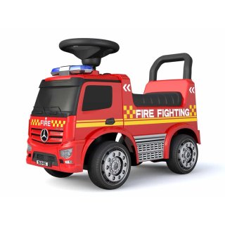 Lizenz Mercedes Feuerwehrauto Antos Fire Sirene Hupe Rutscher Kinderauto Rutschauto Babyauto