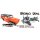 1:10 EP Crawler CR3.4 Pre-assembled Chassis inkl. Bronco Style Body Orange AMEWI 12014-Orange