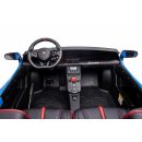 Kinderfahrzeug Kinderauto Lamborghini Aventador XXL A8803 Blau Doppelsitzer 24 Volt, 200 Watt, 176 cm XXL