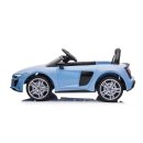 Kinderfahrzeug - Elektro Auto "Audi R8 Spyder" - lizenziert - 12V7AH Akku und 2 Motoren- 2,4Ghz + MP3 + Leder + EVA, Blau
