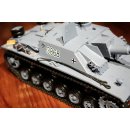 RC Panzer "Sturmgeschütz III" - Stug 3 Heng Long 1:16 Grau, Rauch&Sound - mit 2,4Ghz
